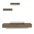 TV szekrény Lusi - White, Oud Oak