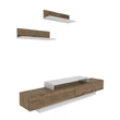 TV szekrény Lusi - White, Oud Oak