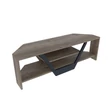 TV szekrény Sares - Walnut, Black
