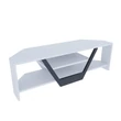 TV szekrény Sares - White, Black