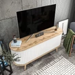 TV szekrény Stor - Oud Oak, White