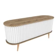TV szekrény Stor - Oud Oak, White