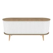 TV szekrény Stor - Oud Oak, White