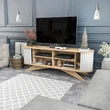 TV szekrény Stor - Sapphire, White