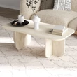 Dohányzóasztal Becaj - Travertine