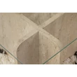 Dohányzóasztal Flavio - Travertine