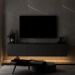 TV szekrény Neon Illuminated - Anthracite