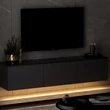 TV szekrény Neon Illuminated - Anthracite