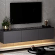 TV szekrény Neon Illuminated - Anthracite