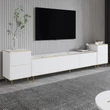 TV szekrény Imaj - Marble, White
