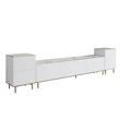 TV szekrény Imaj - Marble, White