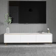 TV szekrény Imaj - Marble, White