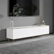 TV szekrény Imaj - Marble, White