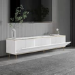 TV szekrény Imaj - Marble, White