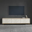 TV szekrény Imaj - Travertine, Gold