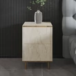 Éjjeliszekrény Imaj - Travertine, Gold