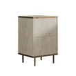 Éjjeliszekrény Imaj - Travertine, Gold