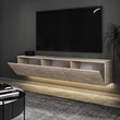 TV szekrény Neon Illuminated - Travertine