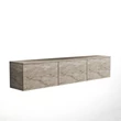 TV szekrény Neon Illuminated - Travertine