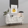 Konzolasztal Navi - Carrara Marble