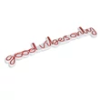 Műanyag LED-es fali dekoráció, Good Vibes Only - Red