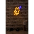Műanyag LED-es fali dekoráció, Pikachu - Sárga Blue