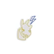 Műanyag LED-es fali dekoráció, Pikachu - Sárga Blue