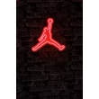 Műanyag LED-es fali dekoráció, Basketball - Red