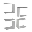 Fali polc Base - White