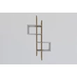 Fali polc Emse - Sapphire Oak, White