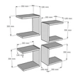 Fali polc Base - Anthracite