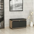Cipőtároló Drago - Walnut, Black