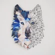 Fém fali dekoráció, Metal Wolf Wall Art - APT721