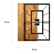 Fali Dekoráció Decorative Wooden Wall Clock, Wooden Clock 37