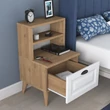 Éjjeliszekrény BD105 - 2786 - Walnut