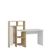 Íróasztal Bugra - White, Oak