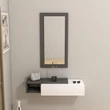 Fali polc Vien - Anthracite, White
