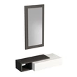 Fali polc Vien - Anthracite, White