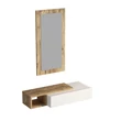Fali polc Vien - Atlantic Pine, White
