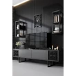 TV szekrény Black Line - Anthracite, Black