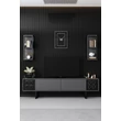 TV szekrény Black Line - Anthracite, Black