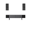 TV szekrény Black Line - Anthracite, Black