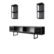 TV szekrény Black Line - Anthracite, Black