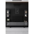 TV szekrény Chrome Line - Anthracite, Black
