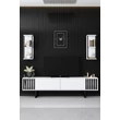 TV szekrény Chrome Line - White, Black