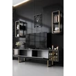 TV szekrény Gold Line - Anthracite, Black