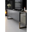 TV szekrény Gold Line - Anthracite, Black