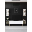 TV szekrény Gold Line - White, Black