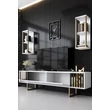 TV szekrény Gold Line - White, Black