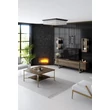 TV szekrény Gold Line - Walnut, Black